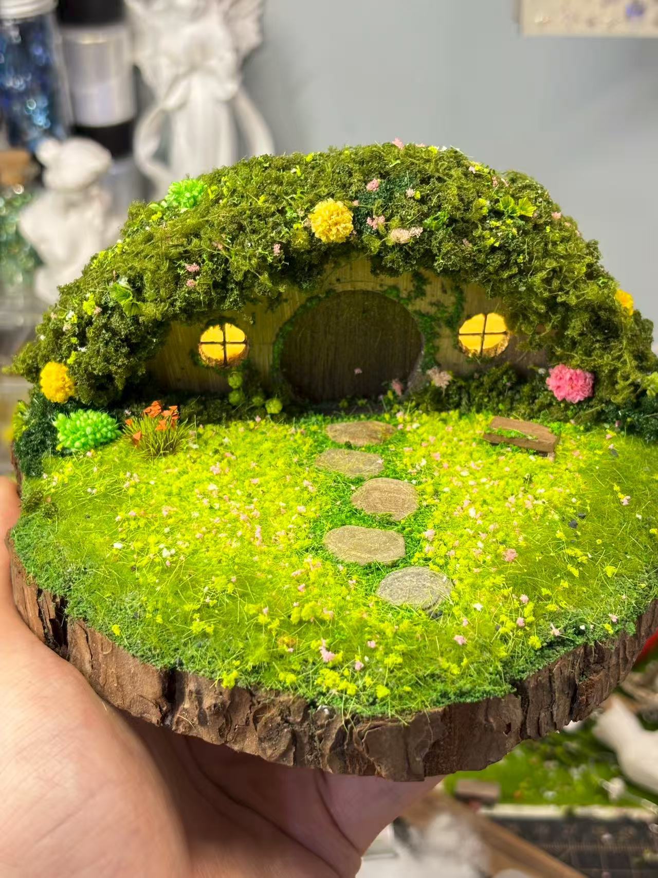 hobbits home- Handcrafted miniature art collection | Unplanned Ink