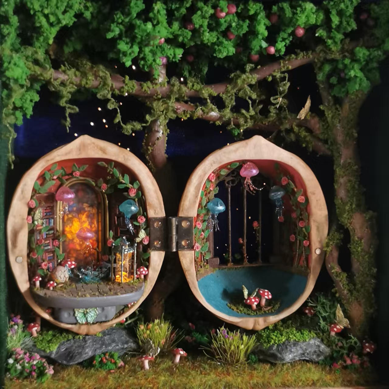 Jelly Fish Room- Handcrafted miniature art collection | Unplanned Ink