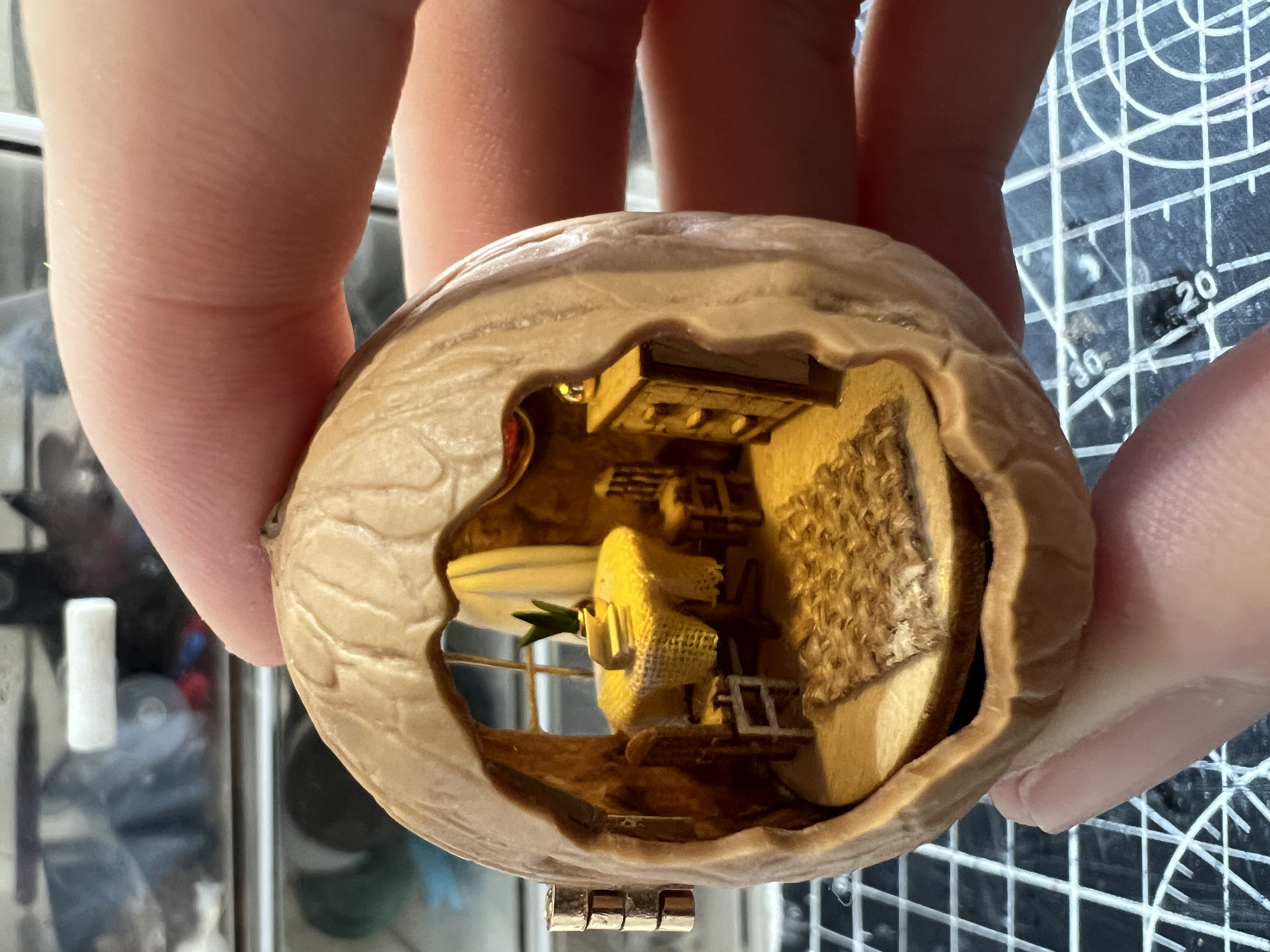 Living room1- Handcrafted miniature art collection | Unplanned Ink