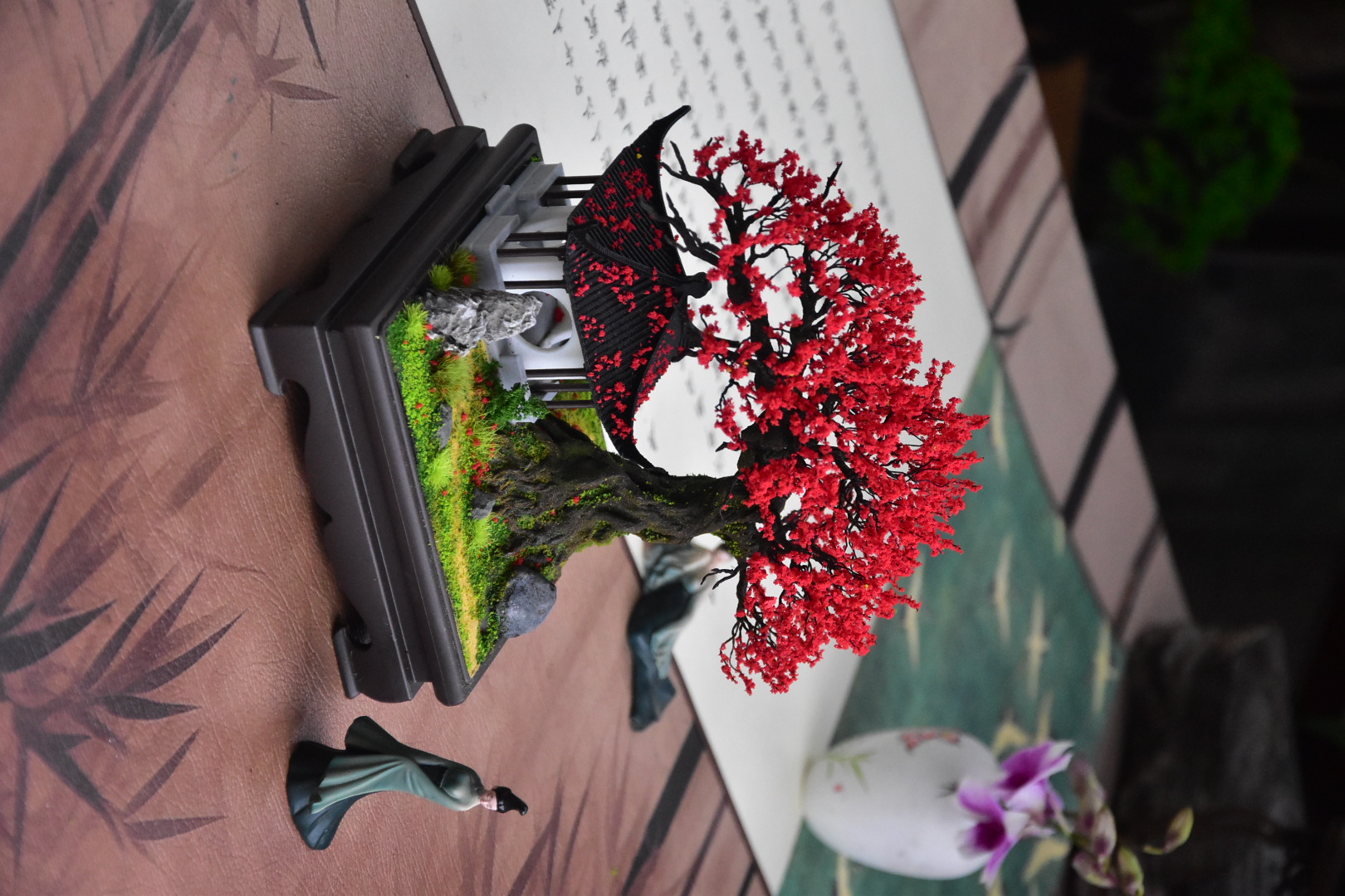 Silk Wrapped Flowers- Handcrafted miniature art collection | Unplanned Ink